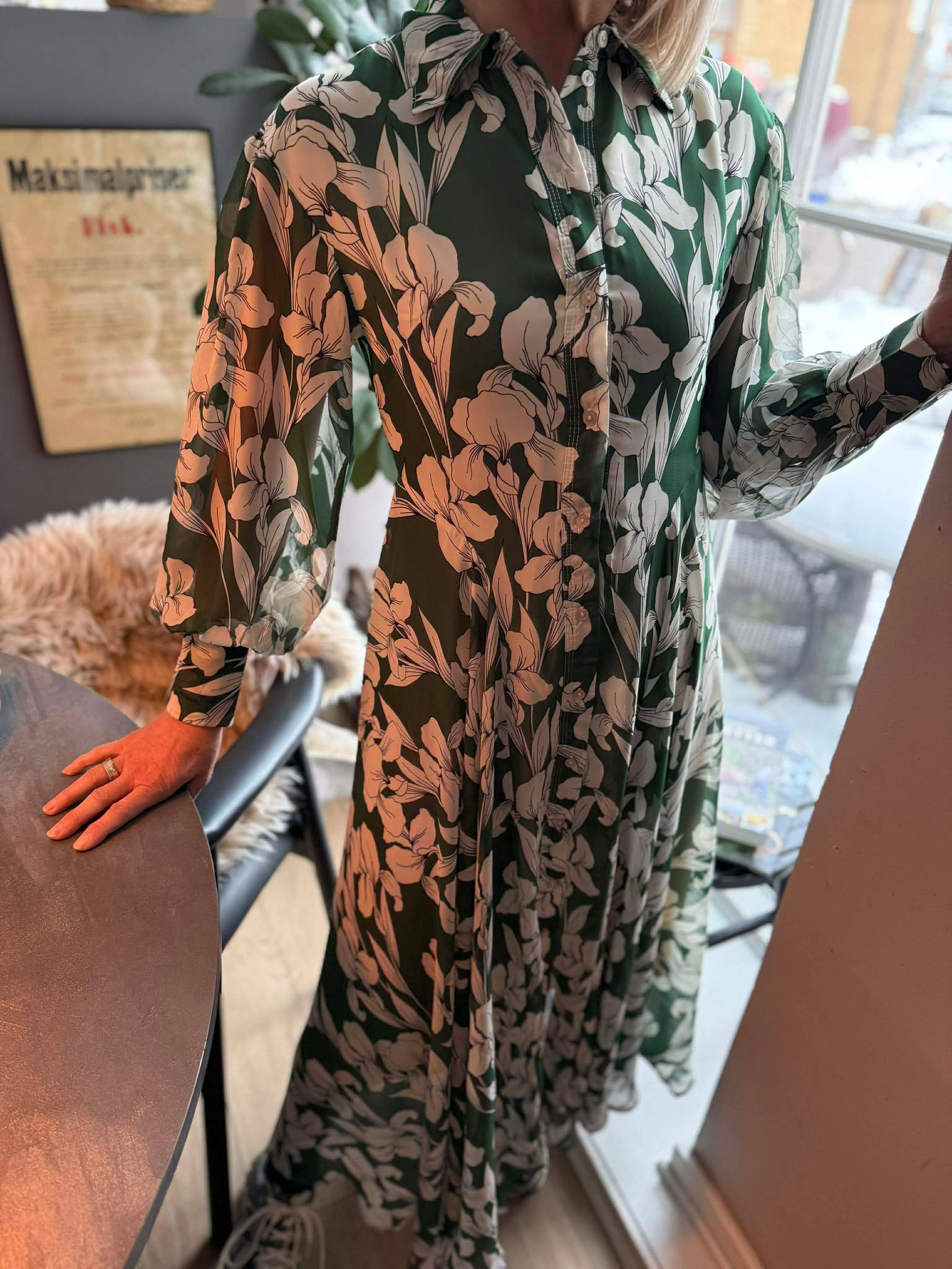 AWAUBRIE Long Dress - Eden